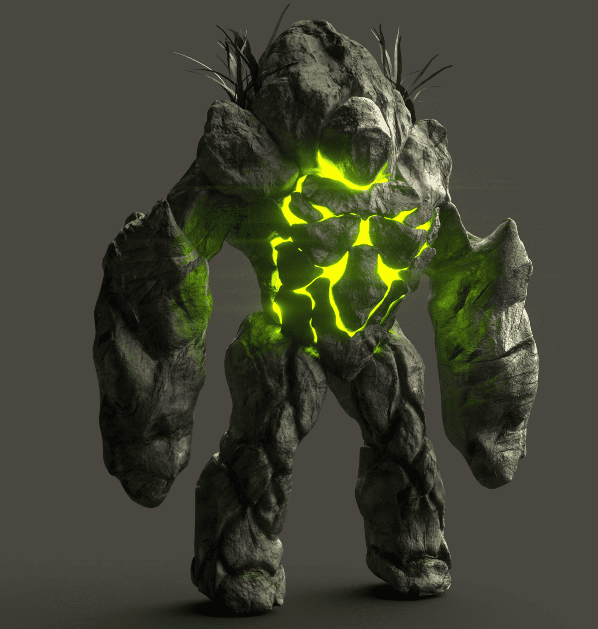 Magic Empowered Rock Golem